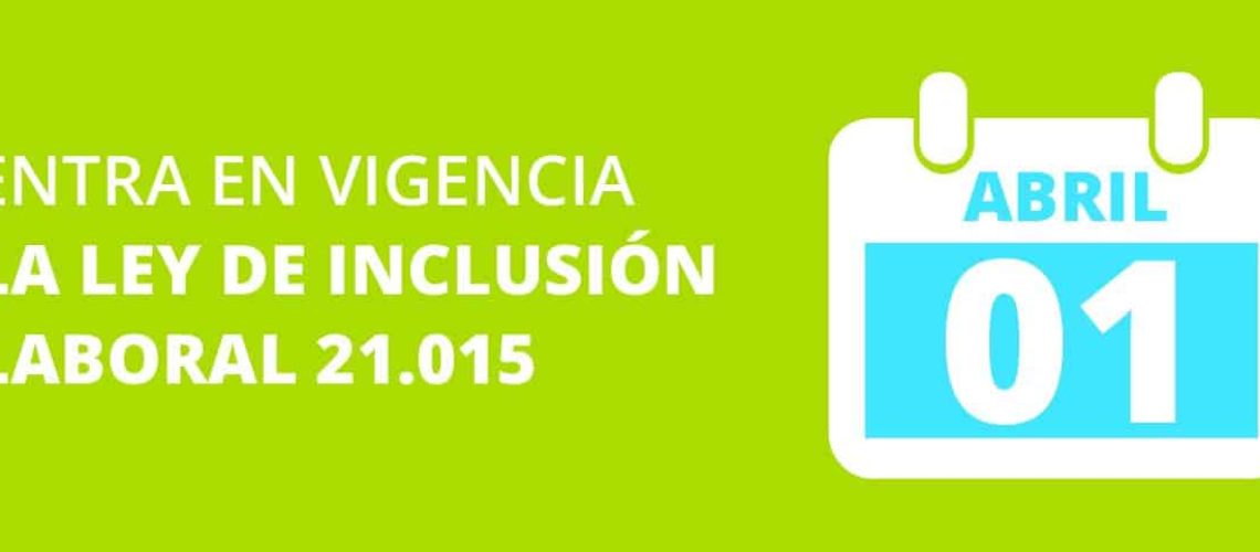 Entra en vigencia ley de inclusión