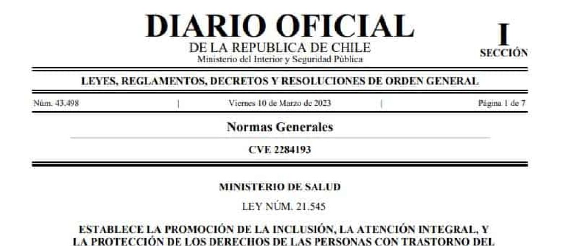 Publicación diario oficial